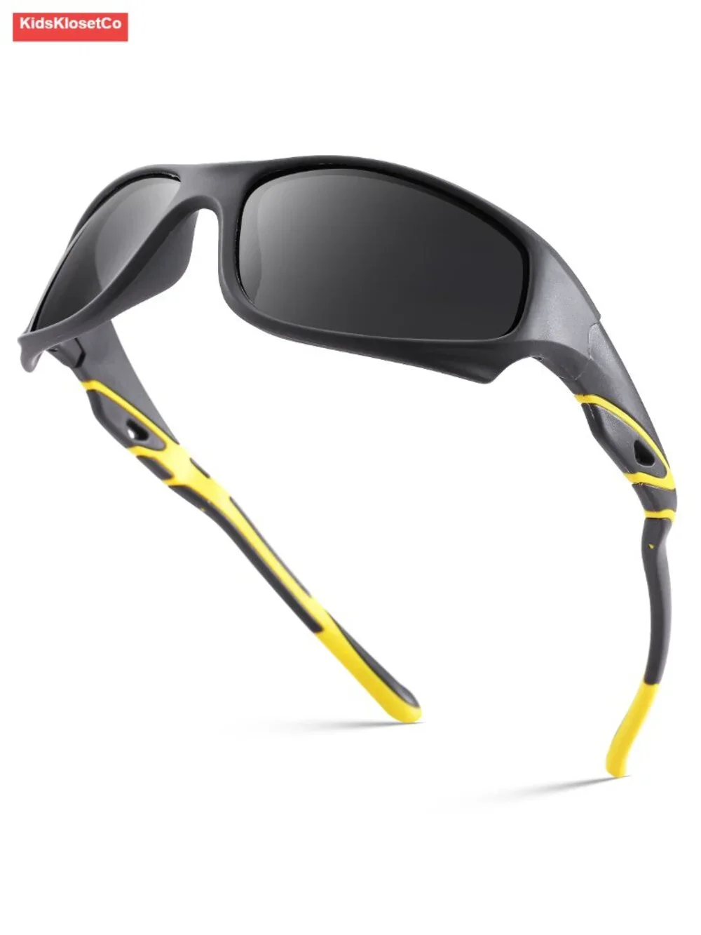Polarized Sports Sunglasses for Kids Unbreakable Baseball Shades Ages 4-10